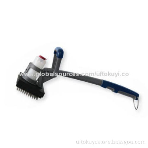 Multifunction Steam Grill Brush with Replaceable Brushes, Easy Operated and Practical Usage